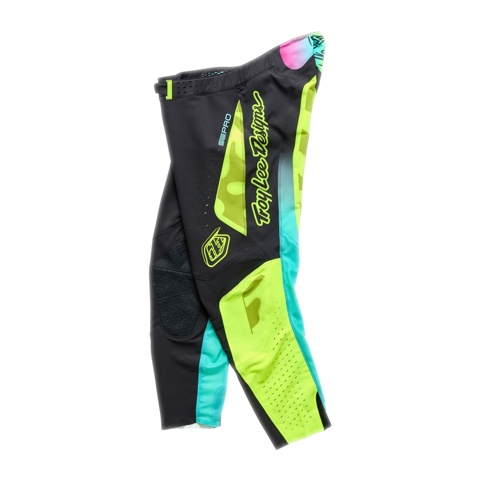 Troy Lee Designs Spring 2026 SE PRO Myth MX Pants Black Flo Yellow